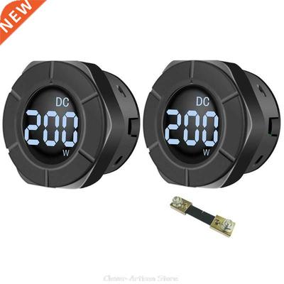 DC 0-300V Round Power Meter Wattmeter Car Power Panel Meter