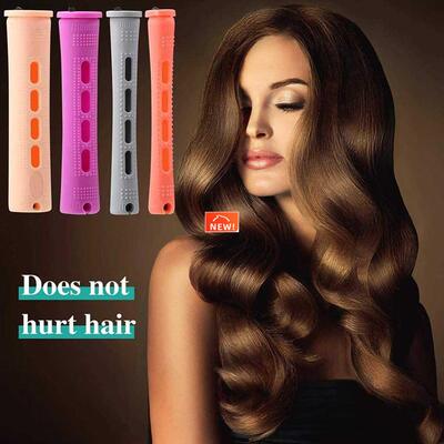 20Pcs Cold Perm Rod Hair Curlers Rollers Plastics Hollow