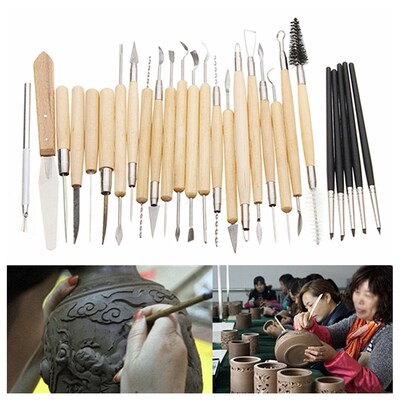 27pcs Hobby Hand Tool Silicone Rubber Shaper Carving Tools S