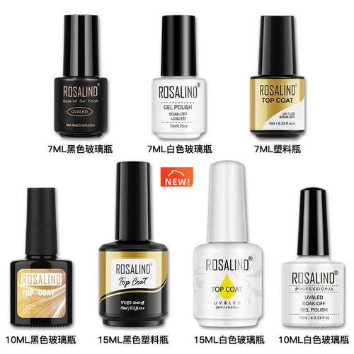 Nail polish functional rubber bottom sealant matte glue top