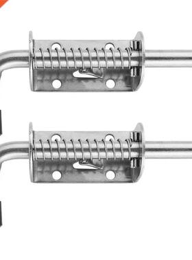 2Pcs 5 nch Stanless Steel Sprng Loaded Latch Pn Barrel B
