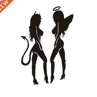 Vinyl Decals Reflective Car Demons Sticker Angel Devil