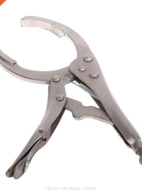 Steel 45# 10inch Adjustable Oil Filter Wrench Plier Spanner