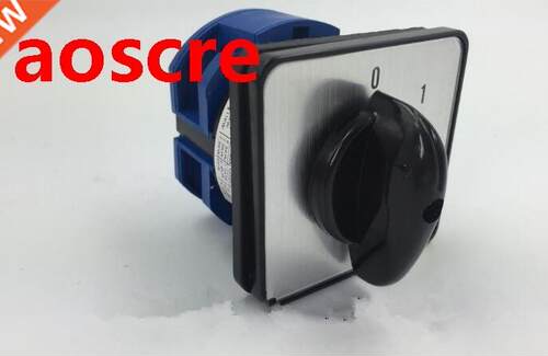 LW26 LW26-6/1 Rotary switch 2 postion (0-1) 690V 6A 1 pole