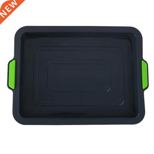 Silicone Baking Pan Non-stick Rectangular Brownie Pan Cake B