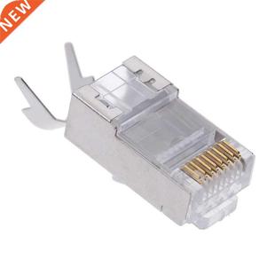 Cable Connector Cat6a Cat7 Plug Ethernet Rj45 10pcs