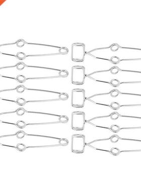 10Pcs Test Te Clip Clamp Labs with Finger Grips Laboratory