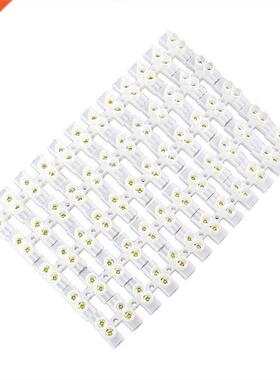 5pcs 80V 0A Dual Row 12 Positions Screw Terminal Electric