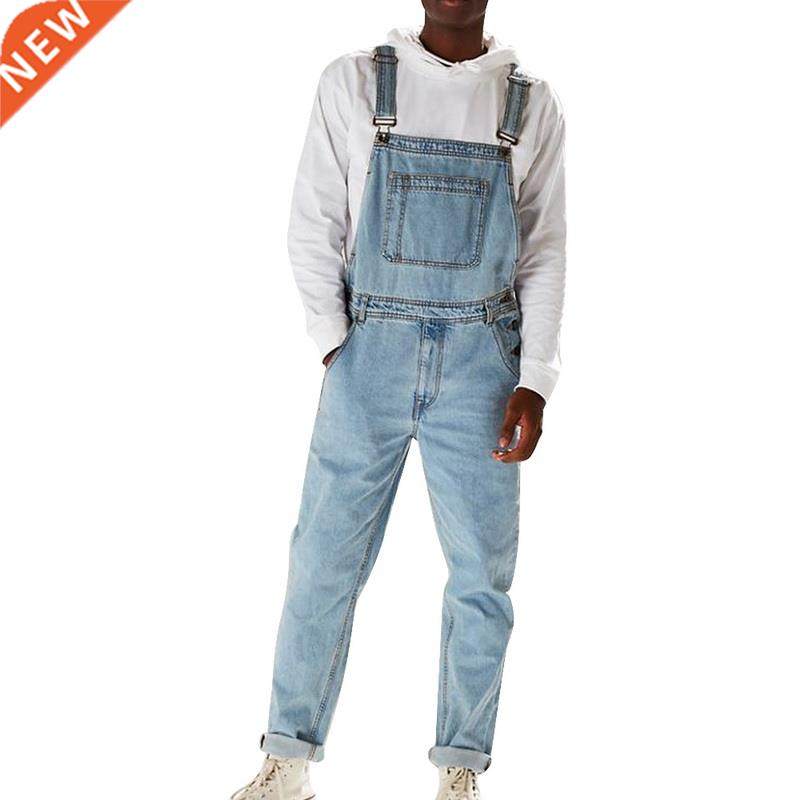 Bib Overalls For Man Suspender Pants Men's Jeans Jum
