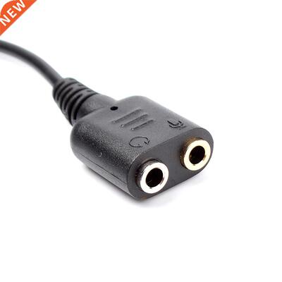20CM RJ11 to Dual .5mm Headphone Female Adapter Converter A