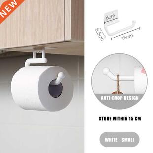 Kitchen Paper Roll Holder Wall Mounted Towel Hanger Rack Bar