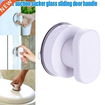 Suction Door Handle Wall Mounted Drawer Cabinet Kitchen Glas