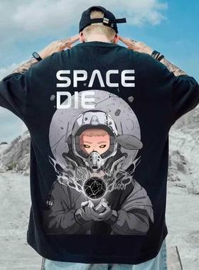 New Summer Fashion Oversize Short Sleeved Men T-Shirt Loose