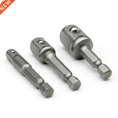 3pc/set Drill Nut Driver Power Extension Bit Set Socket Adap