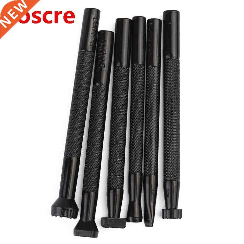 6 Pcs Leather Stamping Punch Tool Metal Printinting Tool Pu