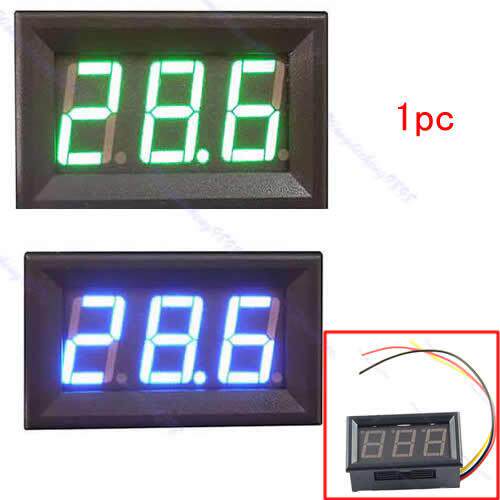 Mini DC0-100V DC LED Voltage Panel Meter 3Bit Display Voltme