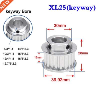 1PCS XL 25 Tooth Convex Synchronous Wheel Width 16mm Timing