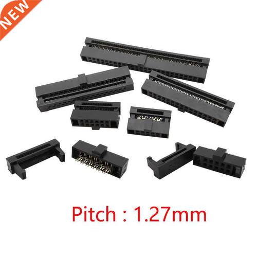 5Pcs 1.27mm IDC Sockets 6/8/10/12/14/16/20/24/26/30/34/40/50