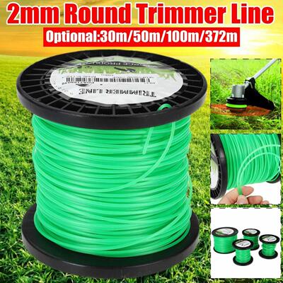 2mm x 50m/100m/72m Strimmer Line Brushcutter Parts Grass Tr