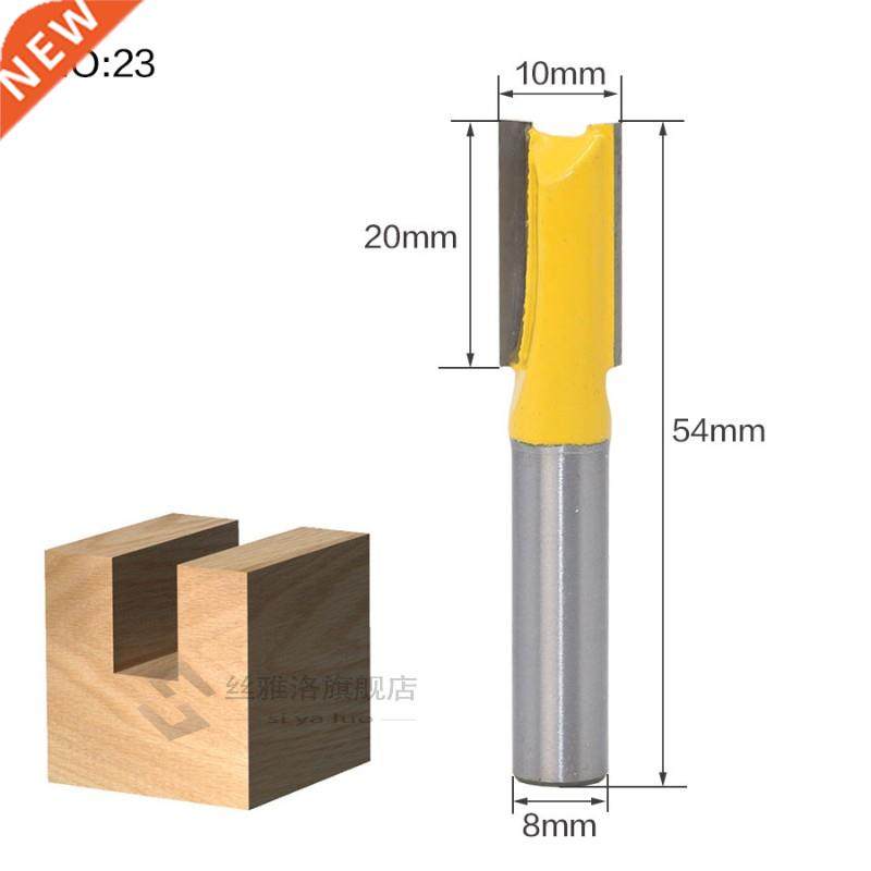 1pcs 8mm Shank wood router bit Straight end mill trimmer cle