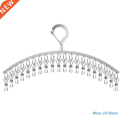 20 Clips Stainless Steel Windproof Clothespin Laundry Hanger