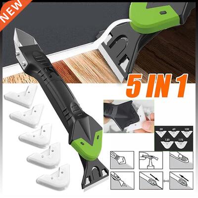 5 In1 Silicone Remover Sealant Smooth Scraper Caulk Finisher
