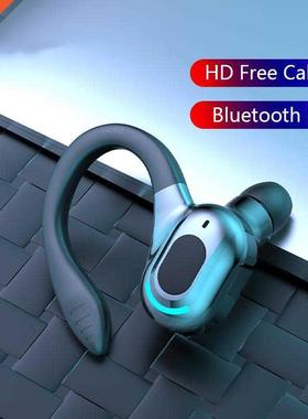 Bluetooth 5.2 Wireless Earphone Ear Hook Single Mini Busines