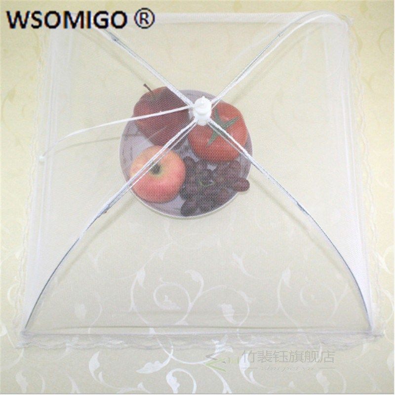 1pcs Kitchen Accessories Square Dish Cover Food Cover Mesh F