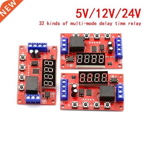 DC 5V 12V 24V 10A justable Time Delay Relay Module 32 Mode