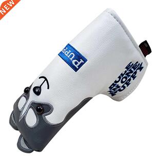 New Golf club Putter Cover with Magnetic Closure P Leather L