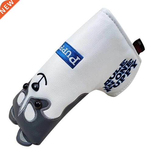 New Golf club Putter Cover with Magnetic Closure P Leather L