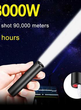 5V USB Rechargable Mini LED Flashlight  Lighting Mode Water