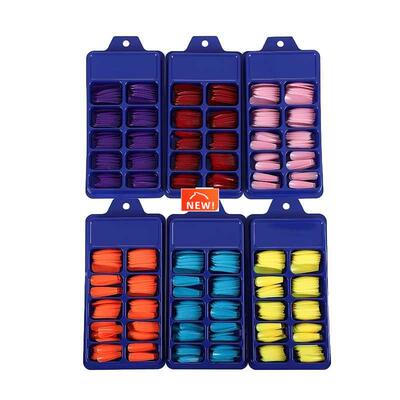 100 pieces of T trapezoidal fake nails summer net red candy