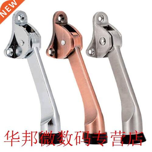 Heavy Duty Kick Down Door Stopper Zinc Alloy Stainless Steel