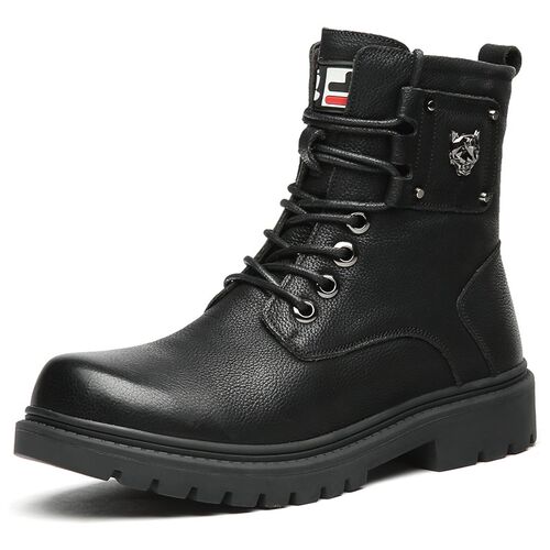 2021 Newly Man Winter Boots Quality Real Leather Shoe Brand