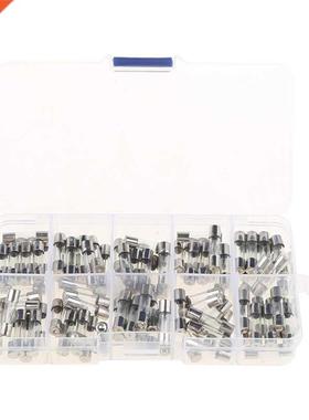 100Pcs/Box 5x20mm Fast Blow Glass Fuse Assorted Kit 250V 0.2