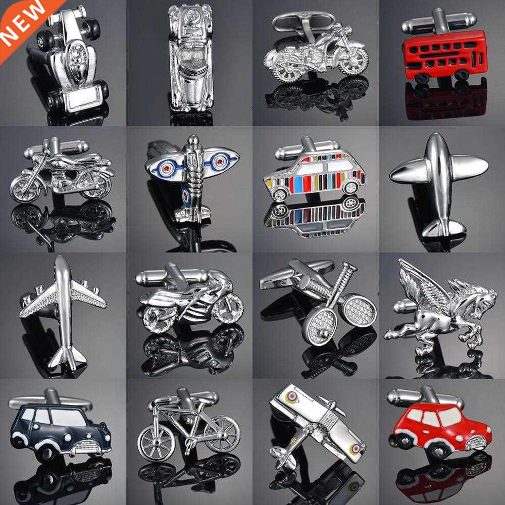 Novelty Vehicle Motorcycles/Bicycles/Racing/Cars cufflinks P