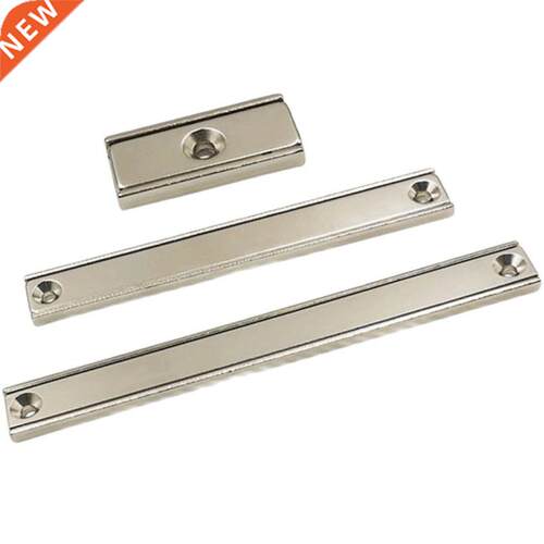 Strong Neomium Rectangular Pot Magnets Countersunk Hole Ma