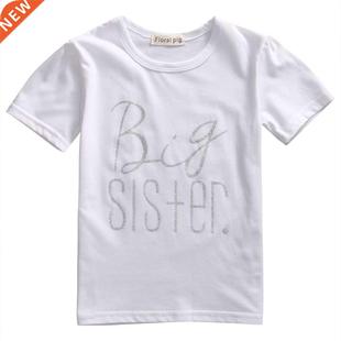 Clothes Big Matching Littl shirt Cotton Citgeett Sister