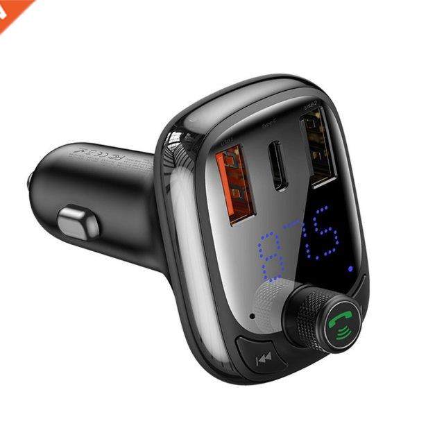 FM Transmitter Wireless 5.0 Handsfree Car Kit Audio MP3 Play