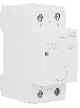 2P 63A WiFi Circuit Breaker APP Remote Control Home Din Rail