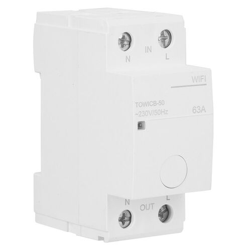 2P 63A WiFi Circuit Breaker APP Remote Control Home Din Rail