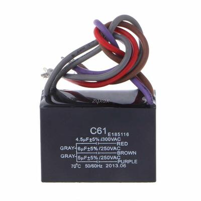 CBB61 Electrical Power Relay Connecting Capacitor 4.5uf+6uf+