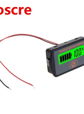 12V 24V LCD Battery Capacity Voltmeter Tester Indicator Car