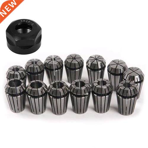 ER20 14PCs clmp set 1 mm to 13 mm Rnge for milling CNC eng