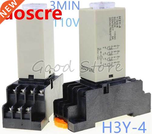 1SET H3Y-4 0-3min 110V Time relay power delay controller ST