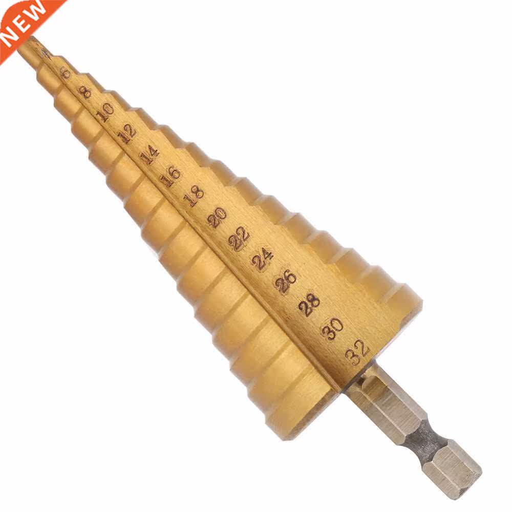 Pcs 1/4 Inch Step Drill Bit HSS Step Drill Titanium Step Dr