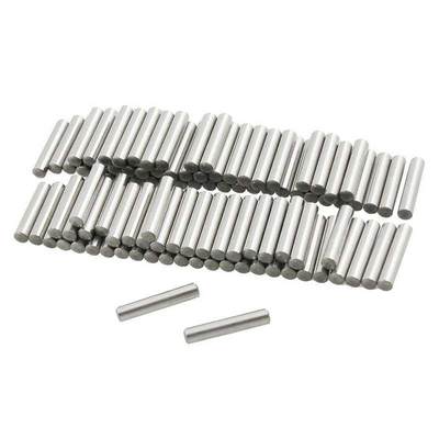 100 Pcs 2.5mm x 16mm Dowel Pins Fasten Elements