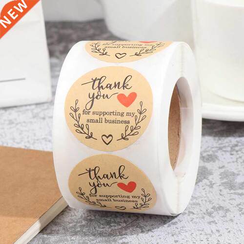 500pcs thank you sticker scrapebooke 适用于 envelope seal la