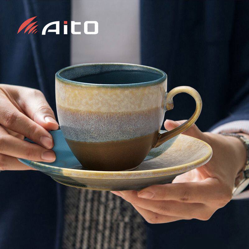 爱陶AITO日式咖啡杯 马克杯下午茶杯子茶具家用欧式咖啡杯碟套装在类目 餐饮具, 咖啡器具, 咖啡杯中 - 来自Buy2taobao.com提供专业的淘宝代购服务